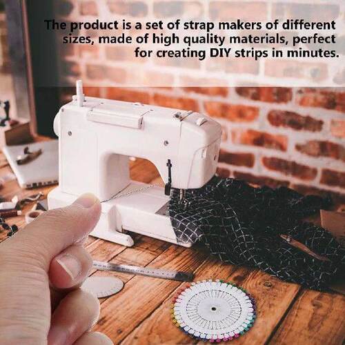 Plastic Stainless Steel Bias Tape Maker Sewing Fabric Tools