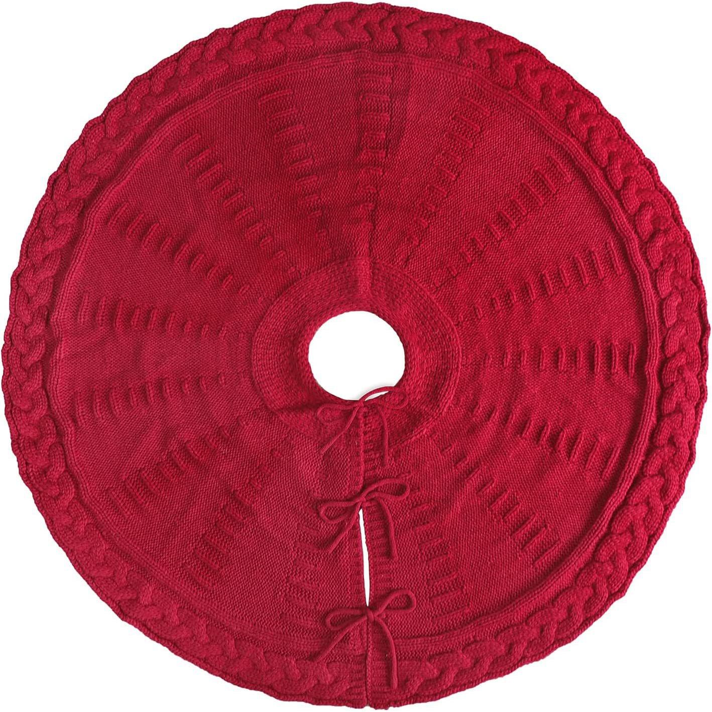 Christmas Tree Decorations Christmas Tree Skirt Red and Gree