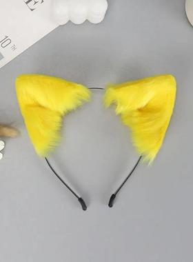 Animal Cute Plush Fox Cat Ears Gothic Headband Lolita Ears