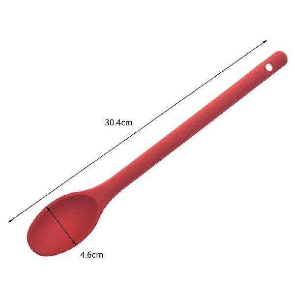 Silicone Spoon Kitchen Cooking Integrated Spoon for Food
