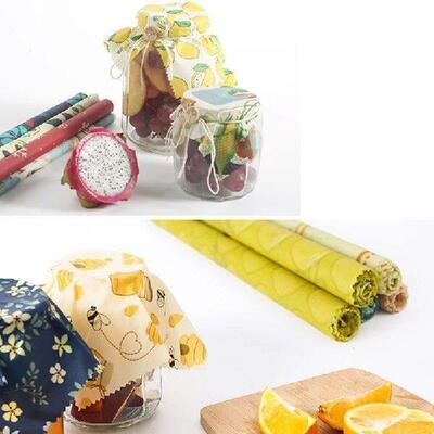 Cotton Fresh-Keeping Cloth Reusable Beeswax Food Wraps