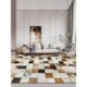 Modern Cowhide Genuine Room Living Light Carpet Luxury