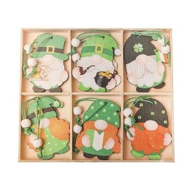 12Pcs Patricks Day Decoration Dwarf Pendant with Hanging