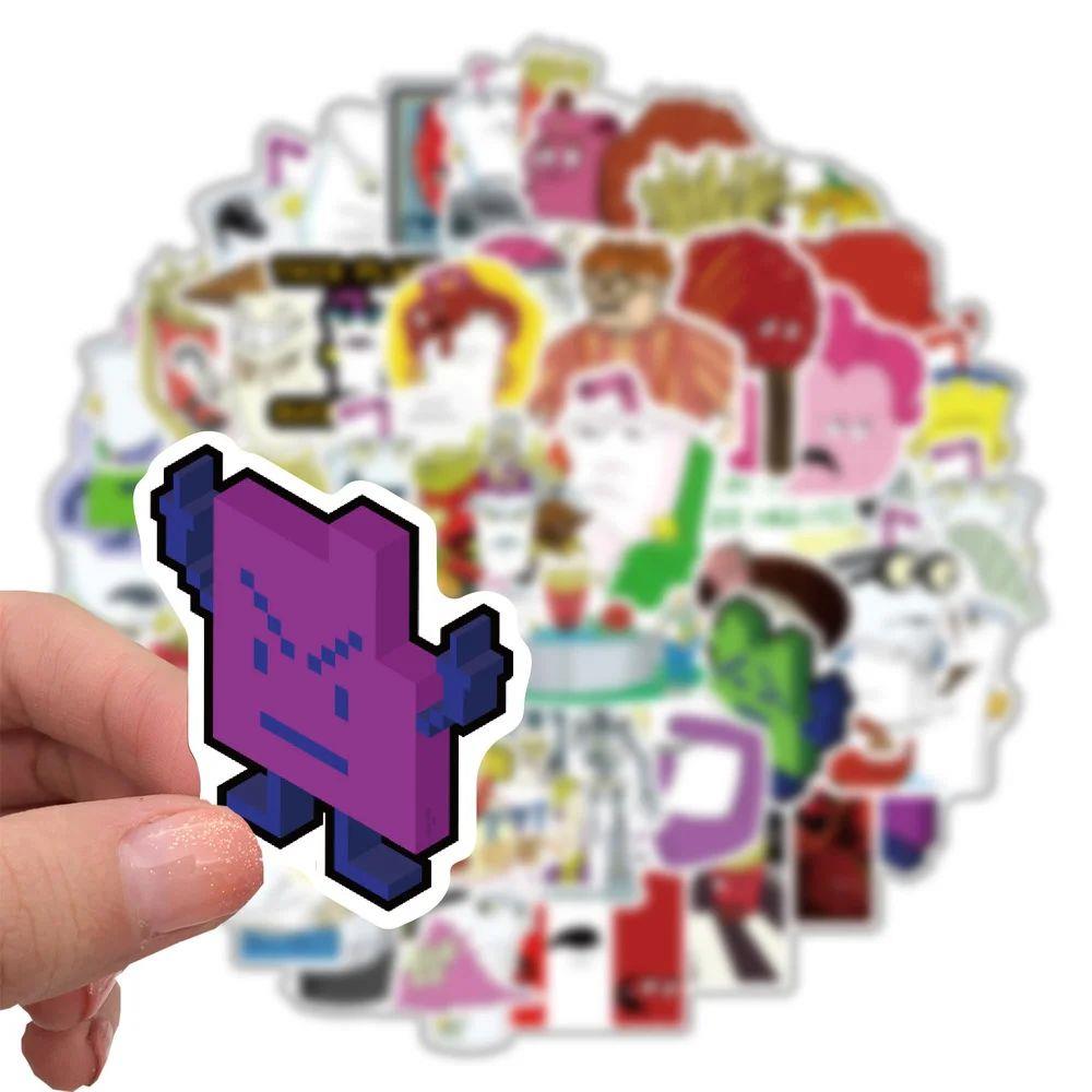 10/50Pcs/lot Cartoon Funny Anime Aqua Teen Hunger Force Stic