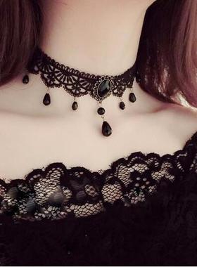Korean Fashion Velvet Choker Necklace for Women Vintage Sexy