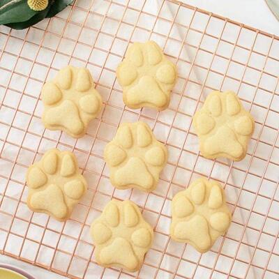 Cartoon Cat Paw Shape Cookie Cutters Mould Cake Biscuit 3D M