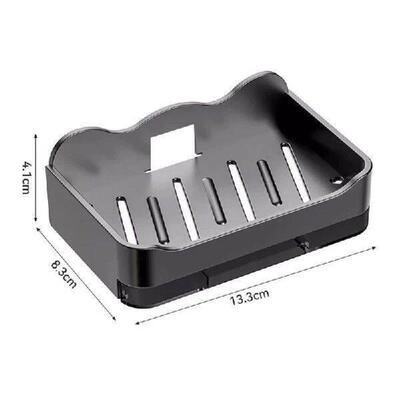 J60C Wall Mounted Double Layer Soap Dish PunchFree Not