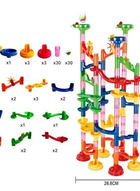 Marble Run Building Blocks Marbles Slide Toys for Children D