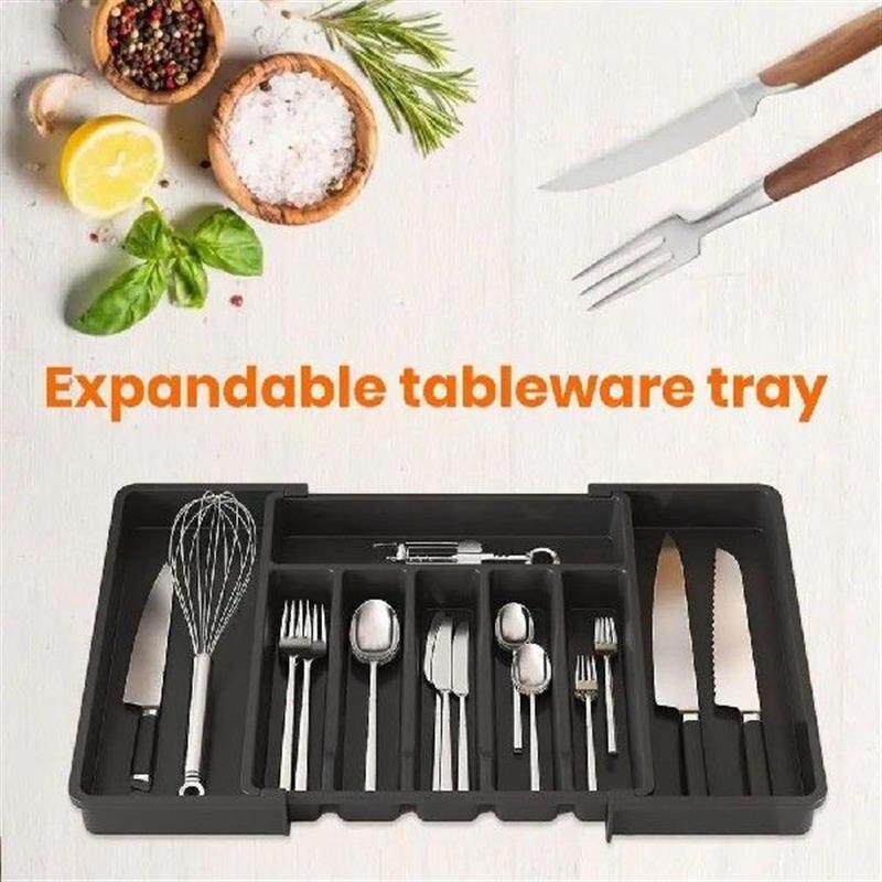 Cutlery Box Expandable Kitchen Drawer Organizer Adjustable