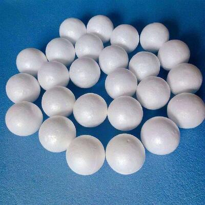 200 Pcs Gold Decor Solid Ball Polystyrene Balls Modeling