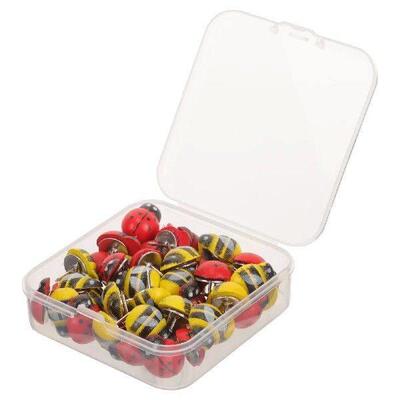 Cartoon Thumbtacks Desk Accessories Decorative Ladybug Push