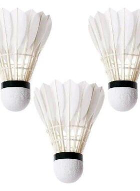 Badminton Shuttlecock 3pcs White Training Ball Shuttlecock