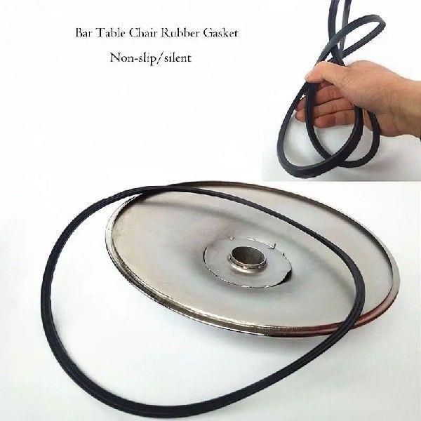 1PC Bar Chair Base Rubber Strip Anti-slip Disc Rubber Ring