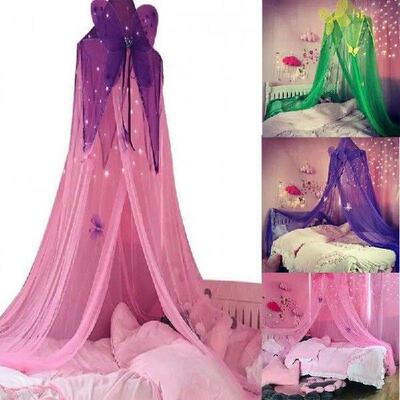 Romantic Pink Round Mosquito Lace Net For Baby Hung Dome