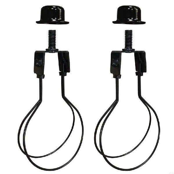23GA 2Pcs Lamp Shade Harp Holder Adapter Clip On Lampshade