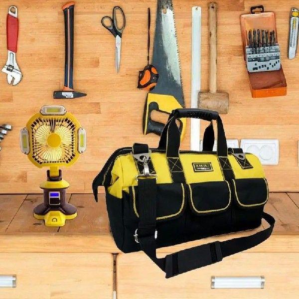 Tool Bag With Handle Zippered Tool Organizer With Multiple