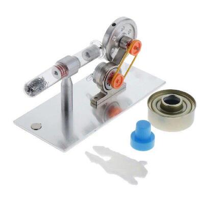 Flywheel Engine Motor Model, Heat Power Electricity