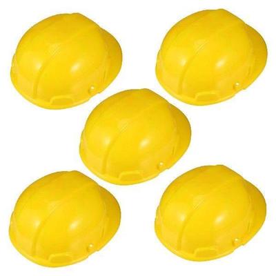 5 Pcs Hard Toys Engineering Hat Kids Plastic Plaything