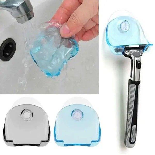 1pcs Toothbrush Shaver Holder with Sucker Cup for Bathroom