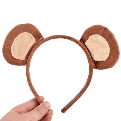 Monkey Headband Tail Toy Ear Hairband Animal Costume