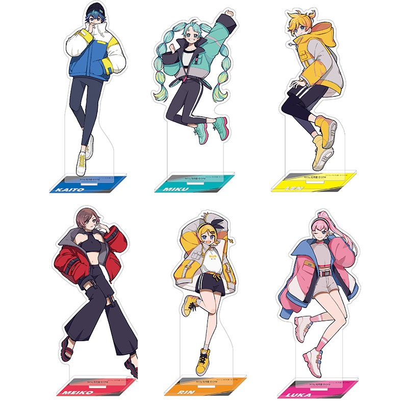动漫 初音未来meiko巡音流歌kaito 周边二次元立牌摆台钥匙扣挂件