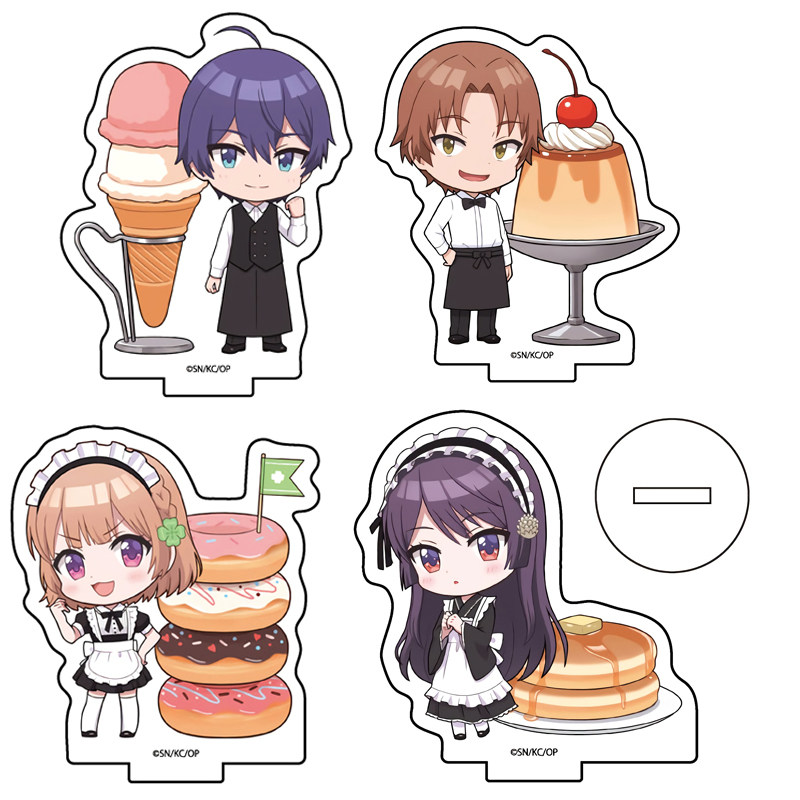 青梅竹马绝对不会输的恋爱喜剧周边丸末晴志田黑羽亚克力立牌摆件