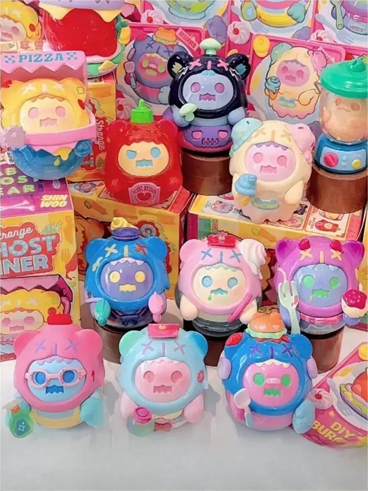 Ghost Bear Night Restaurant Blind Box Figure Gift Ornaments