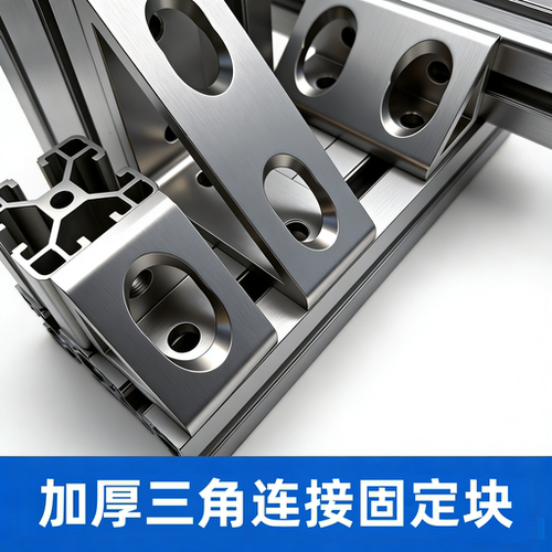氧化角码角铝加厚三角直角块连接块固定件交叉安装20/30/40/45/80