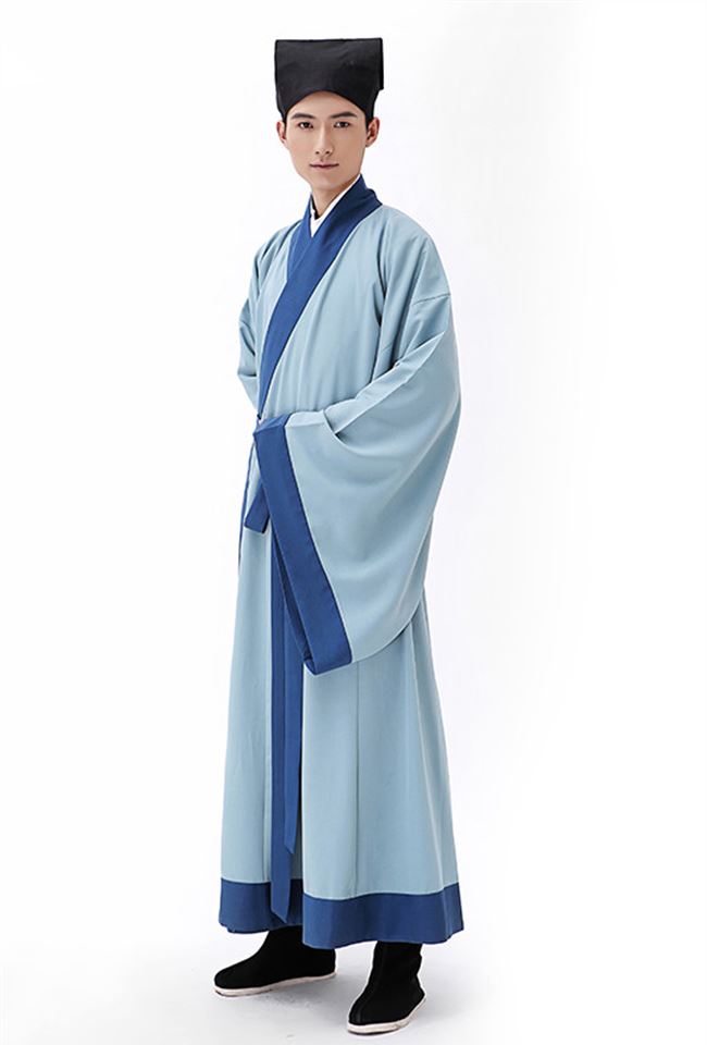 正品古装书生秀才服男唐宋公子服装 江南才子汉服 摄影视表演出服