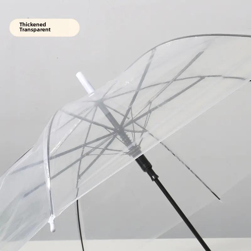 Transparent Umbrella Large Umbrella雨伞学生上学专用半自动