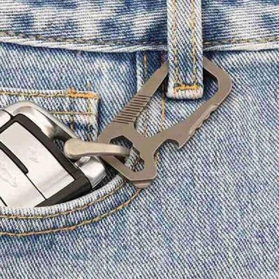 Multifunctional Mini Titanium Buckle Key Ring Car Buckle