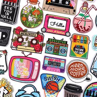 Cartoon Embroidery Patch Iron On Patches For Clothing DIY Ta