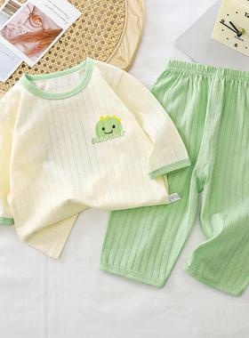 Summer toddler kids boys girls clothes baby sleepwear pants