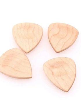 Wooden Acoustic Guitar Pick Plectrums Hearted Shape Pick