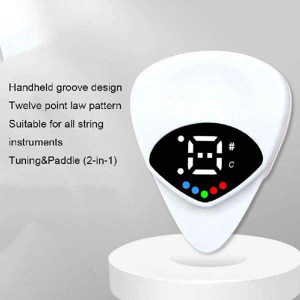 2-in-1 Guitar Picks Tuner Acoustic Guitar Tuner Electric