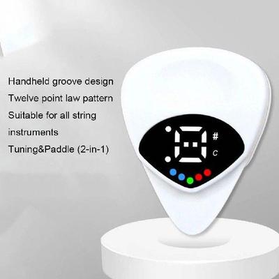 2-in-1 Guitar Picks Tuner Acoustic Guitar Tuner Electric
