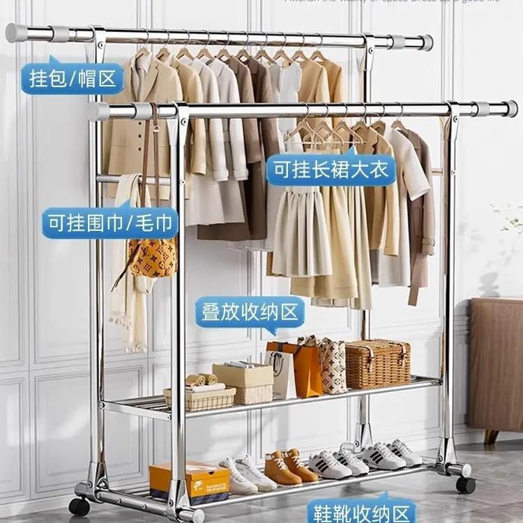 Balcony Drying Rack阳台晾衣架 竹制