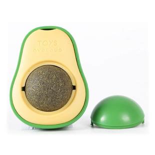 Natural Catnip style Licking avocado Toy stickup Cat Wall