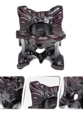 1pc Root Carving Wood Pedestal for Crystal Decorative