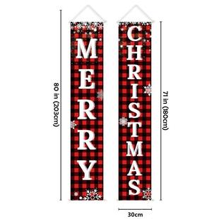 Merry decoration Banner Decor Christmas for Door