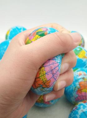 63mm Anti Stress Relief World Map Foam Ball Atlas Globe Pal