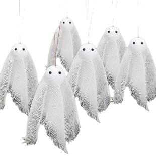 White Decoration Ghost Hanging Hallowee Mesh Halloween