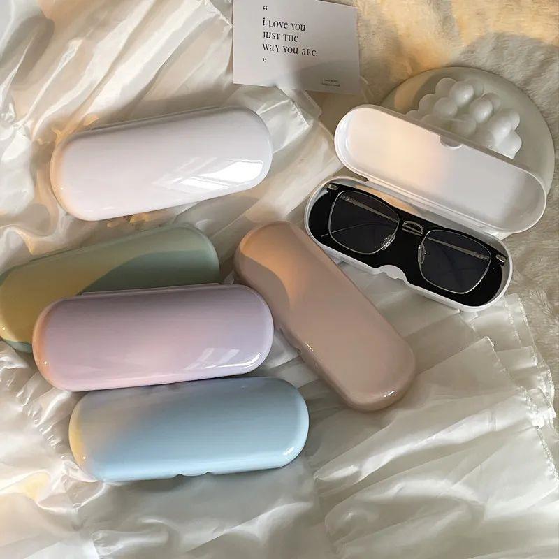 Cream Colored Glasses Case Women Portable Cute Sunglasses My