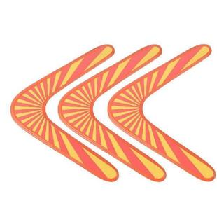 Kids Bamboo Outdoor 3pcs child Toy Parent Fun Boomerang