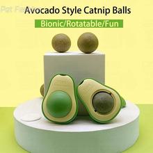 Catnip Gato Ball Licking Toy Wall up Avocado Style Insect Ga