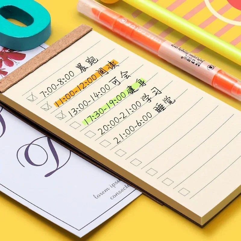 50 Pages Memo Pad Sticky Note Kraft Paper Writing Pads Notep