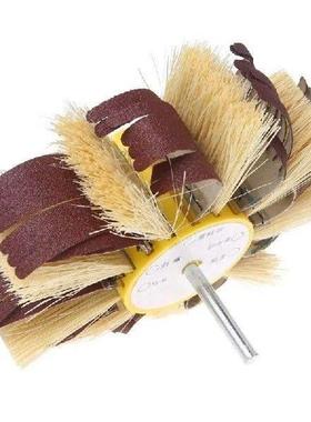 Shaft Mounted Sisal Emery Cloth Bristle Grinding Buffing