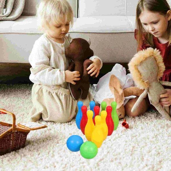 Bowling Ball Toy Indoor Kids Toys Plastic Interesting Game