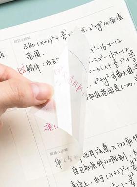 Transparent Sticky Notes with Scrapes Stickers Paper Clear s