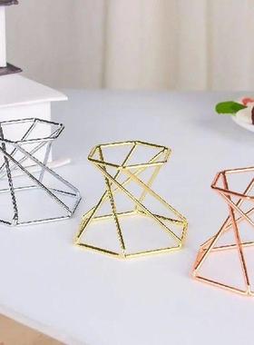 Metal Magic Sphere Globe Decor Stone Holder Crystal Ball